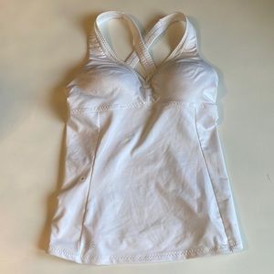Athleta white tank top